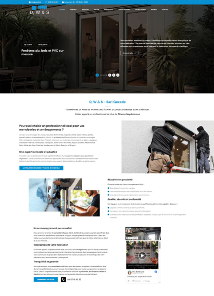 Site DWS34 - Références Panda Marketing Digital